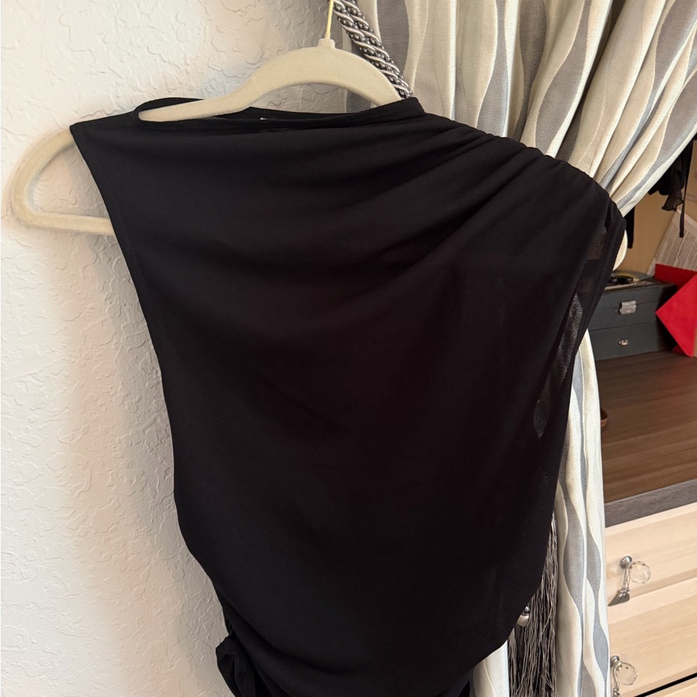 Abercrombie & Fitch Classic Black Mesh Top